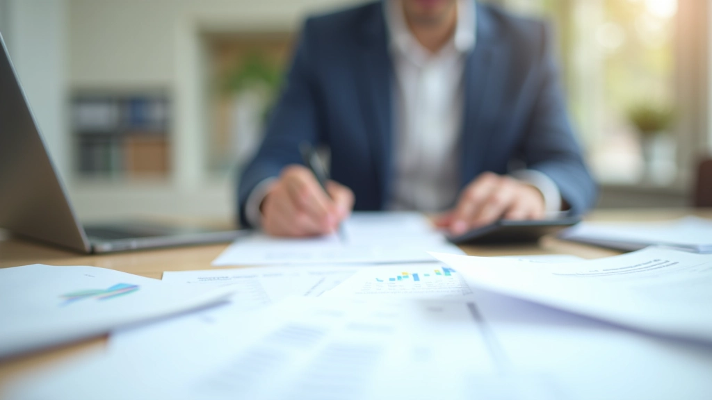 Pracovní prostor zaměřený na daňové poradenství